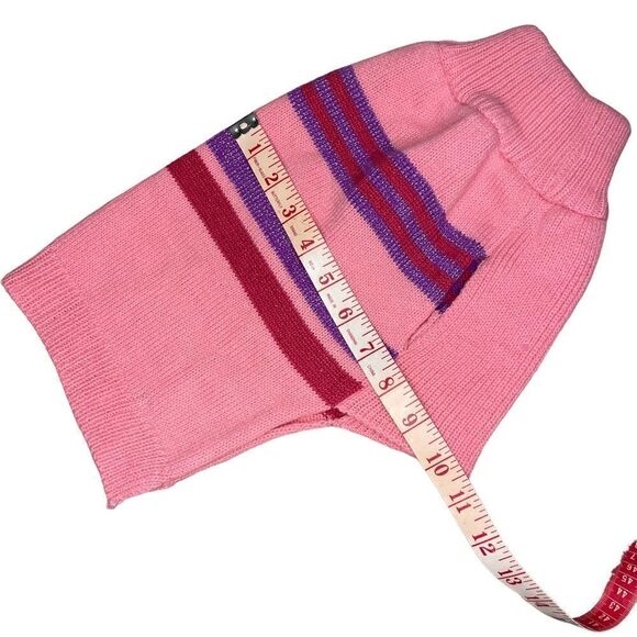 Pink and purple sparkly dog sweater Size Medium - Picture 5 of 6